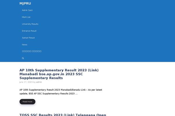 WordPress website example screenshot