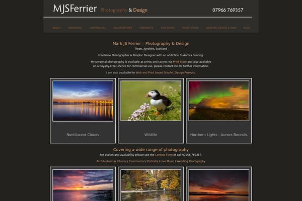 Photocrati theme site design template sample