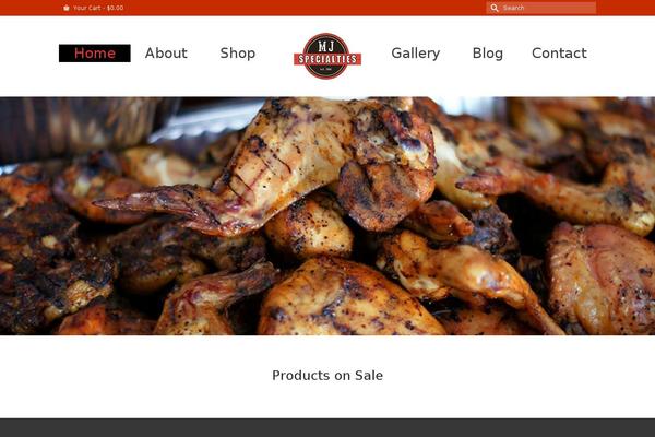 WordPress website example screenshot