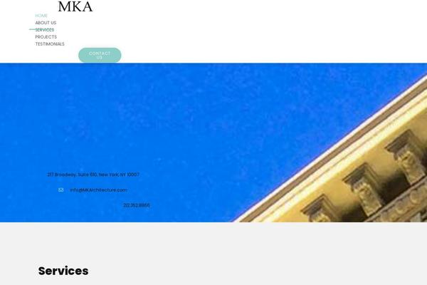 WordPress website example screenshot