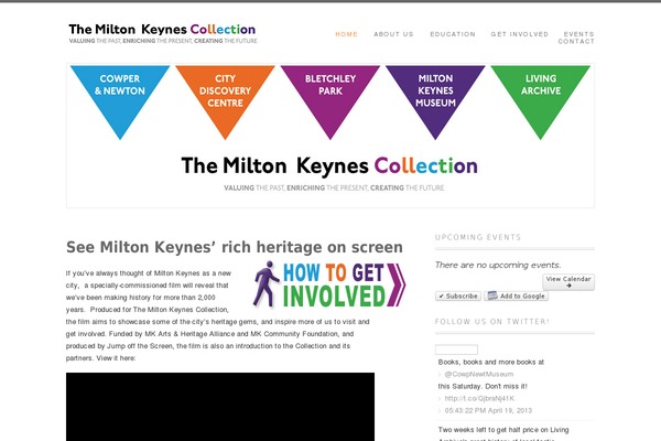The Cotton theme site design template sample