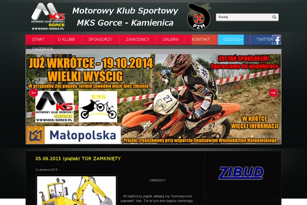 mks-gorce.pl site used Redauto