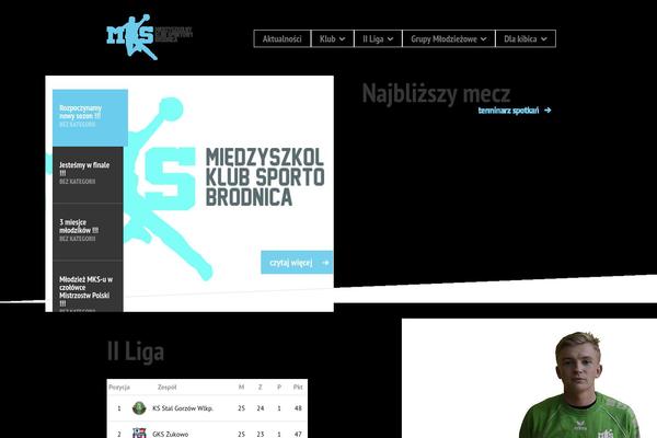 mksbrodnica.pl site used Mks