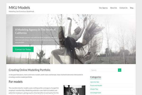 Spacious theme site design template sample