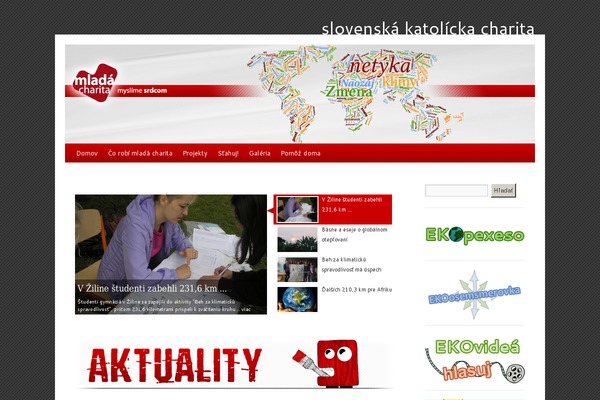 mladacharita.sk site used Twentyten_new