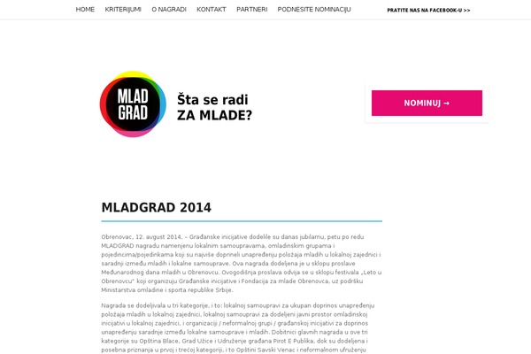 mladgrad.rs site used Mladgrad2012