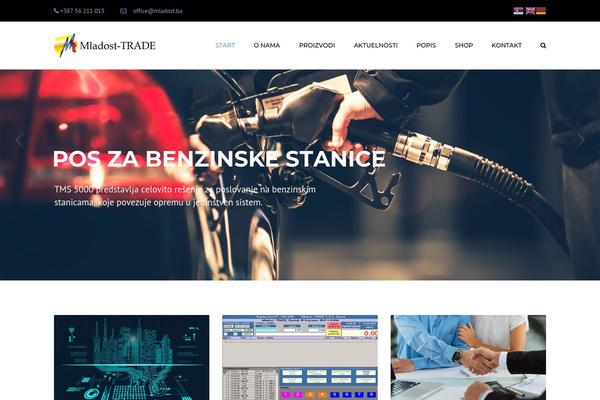 Accounting theme site design template sample