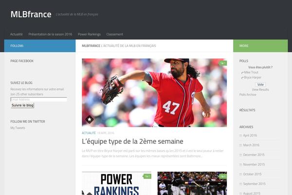Hueman theme site design template sample