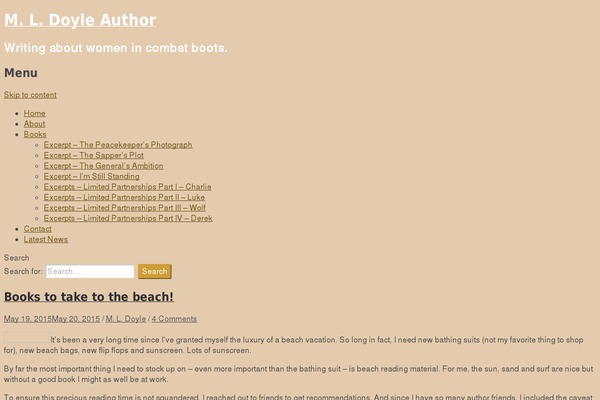 WordPress website example screenshot