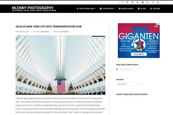 Photolux theme site design template sample