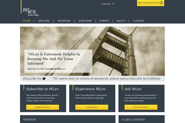 mlex.com site used Customkatana