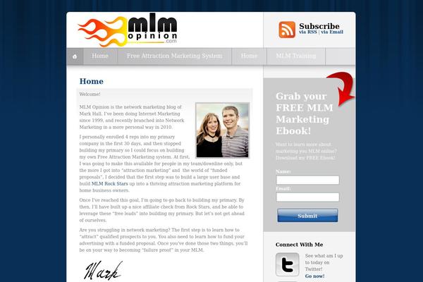 mlmopinion.com site used Mlmtheme