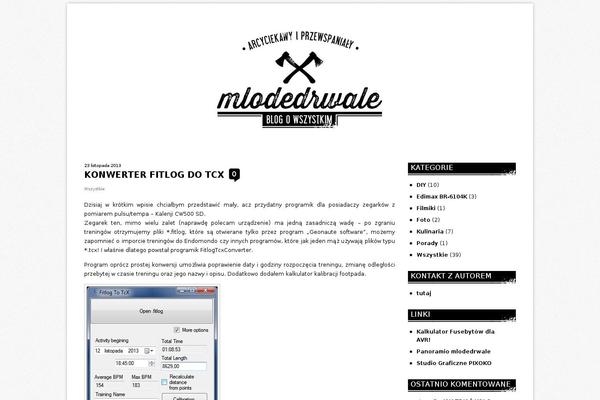 mlodedrwale.pl site used Mlodedrwale