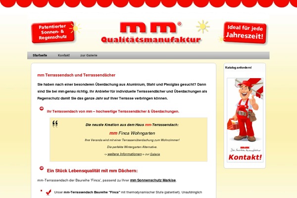 mm-terrassendach.com site used Td