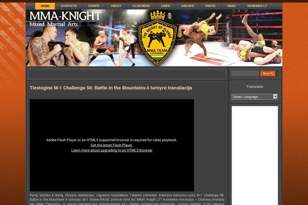 mma-knight.lt site used Mmaknight_v2b