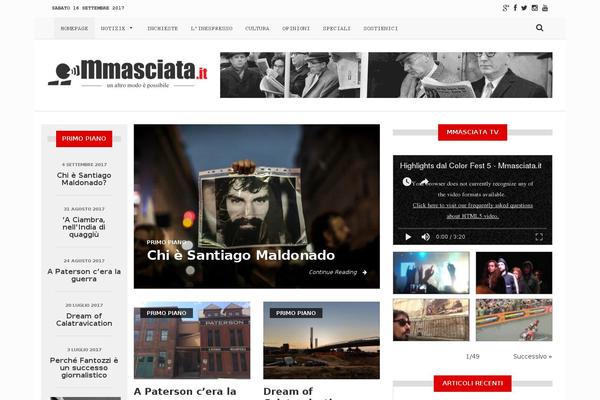 Gazeta theme site design template sample
