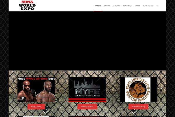 Enfold theme site design template sample