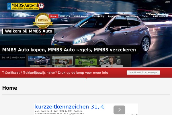 mmbsauto.nl site used Kallyas