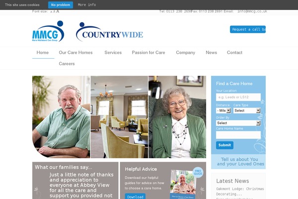 WordPress website example screenshot