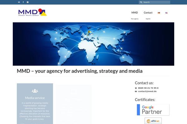 WordPress website example screenshot