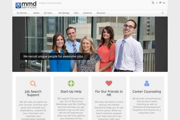 WordPress website example screenshot