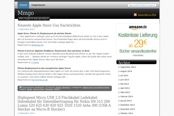 mmgo.de site used Blog Design Studio NewBlue