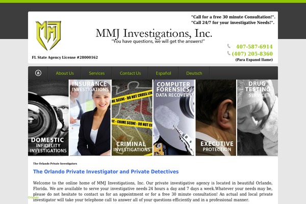 mmjinvestigations.com site used Mmj