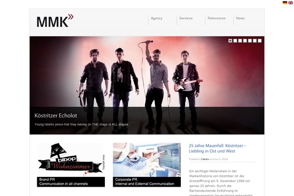 Romix theme site design template sample