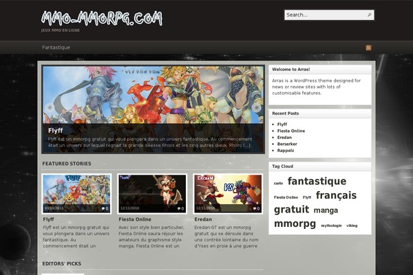 Arras WP theme theme site design template sample