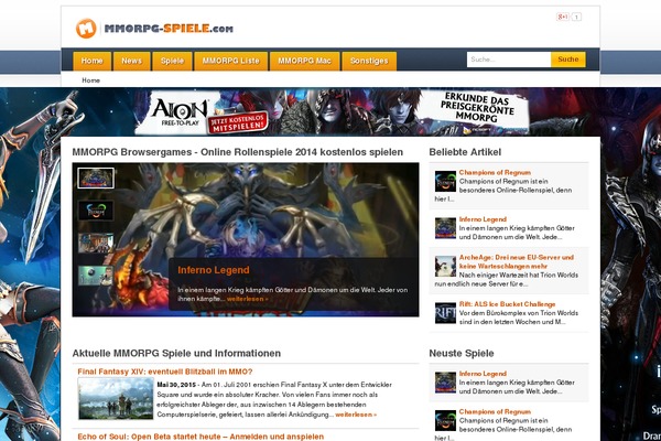 mmorpg-spiele.com site used Mmorpg