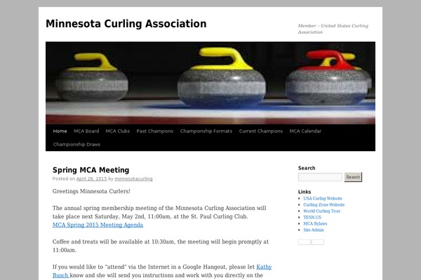 Twenty Ten theme site design template sample