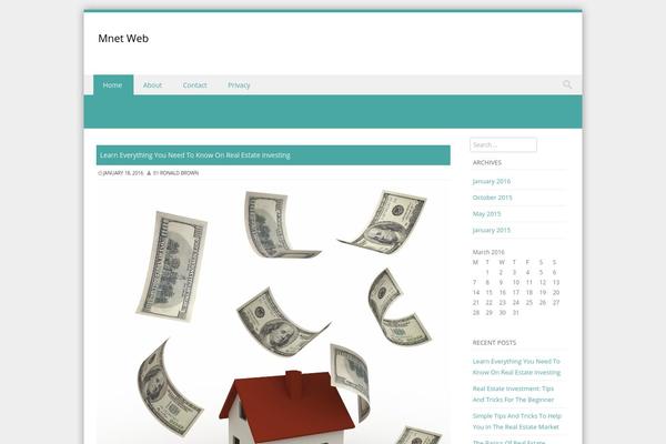 Twenty Fifteen theme site design template sample