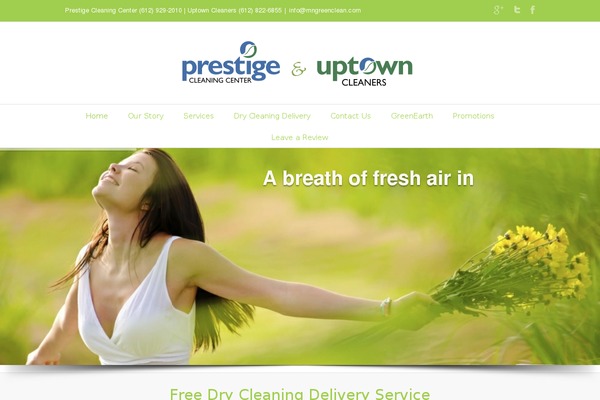 mngreenclean.com site used Prestigecleaningcenter