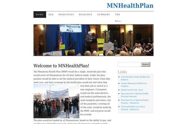 mnhealthplan.org site used Bootframe