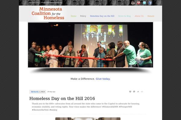 WordPress website example screenshot