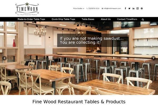Impreza theme site design template sample