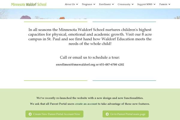 mnwaldorf.org site used Canvas