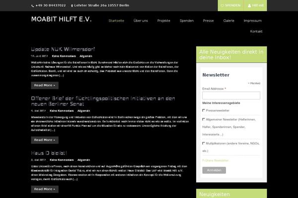 moabit-hilft.com site used SKT Charity