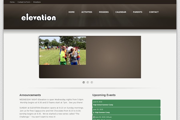 WordPress website example screenshot