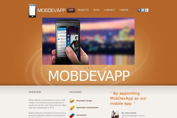 mobdevapp.com site used Theme1805