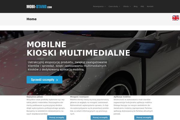 Total theme site design template sample