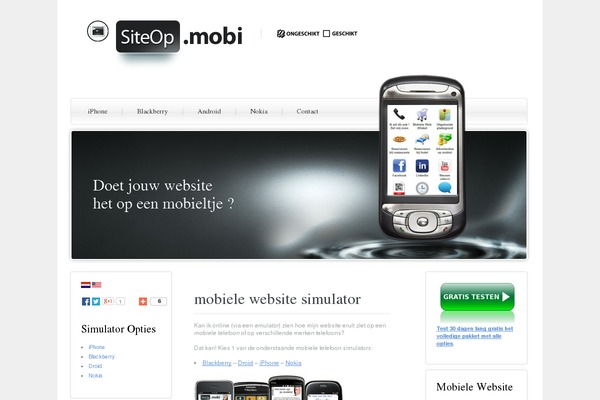 mobiele-website-emulator.nl site used Theme777