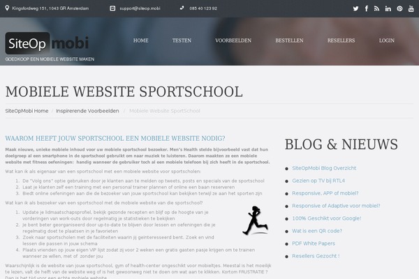 mobiele-website-sportschool.nl site used Theme777
