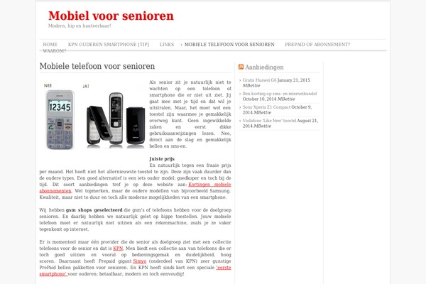 mobieletelefoonssenioren.nl site used ADSimple