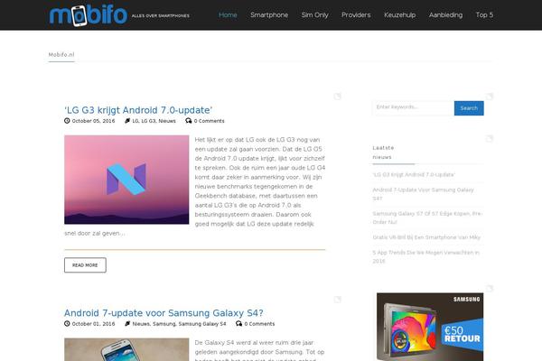 mobifo.nl site used Fold