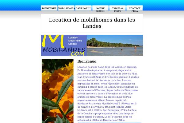 mobilandes.com site used Mobilandes