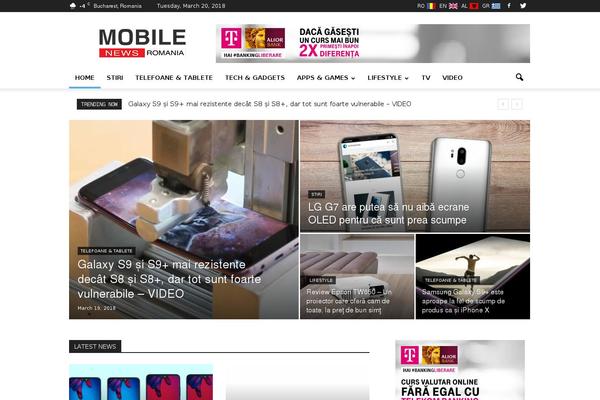 mobile-news.ro site used Magplus-child