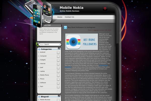 mobile-nokia.info site used Cellphones
