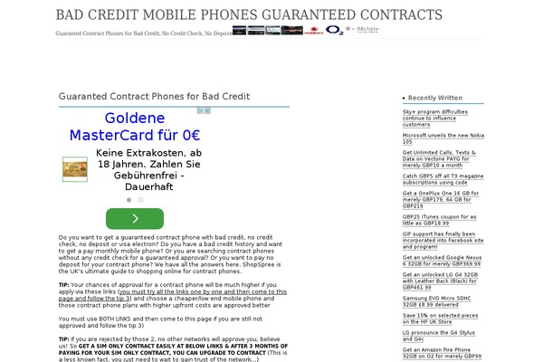 mobile-phone-deal-uk.co.uk site used Yg-clean