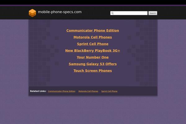 mobile-phone-specs.com site used Keni-simple